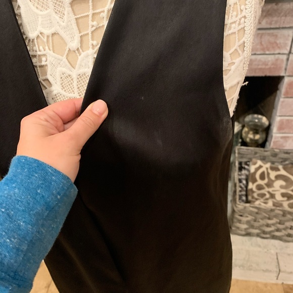 Alice + Olivia black satin blazer sz L - Picture 2 of 6